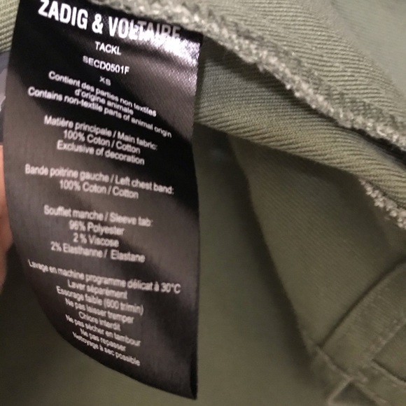 Zadig & Voltaire Military style jacket - Picture 9 of 15